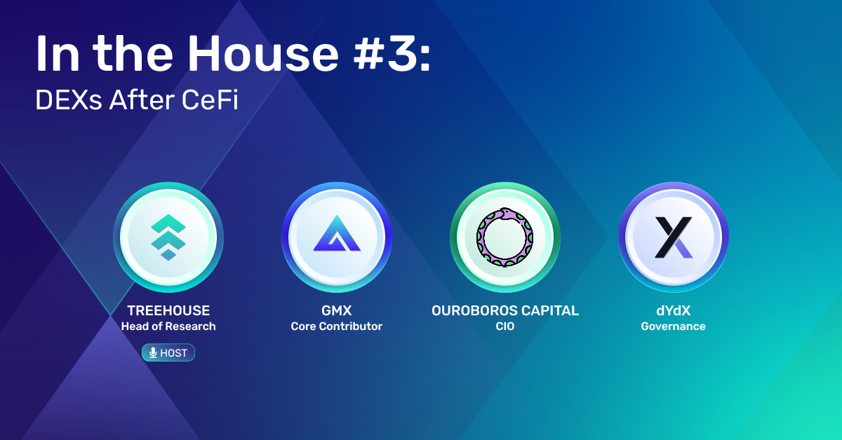 treehouse twitter spaces with gmx, dydx, and ouroboros capital